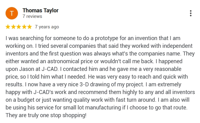 5-star review from Thomas